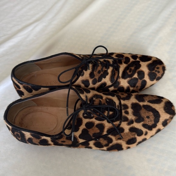 Leopard JCrew collection calfskin Lace-Up Oxford hazelnut
Made in Italy - Picture 6 of 17